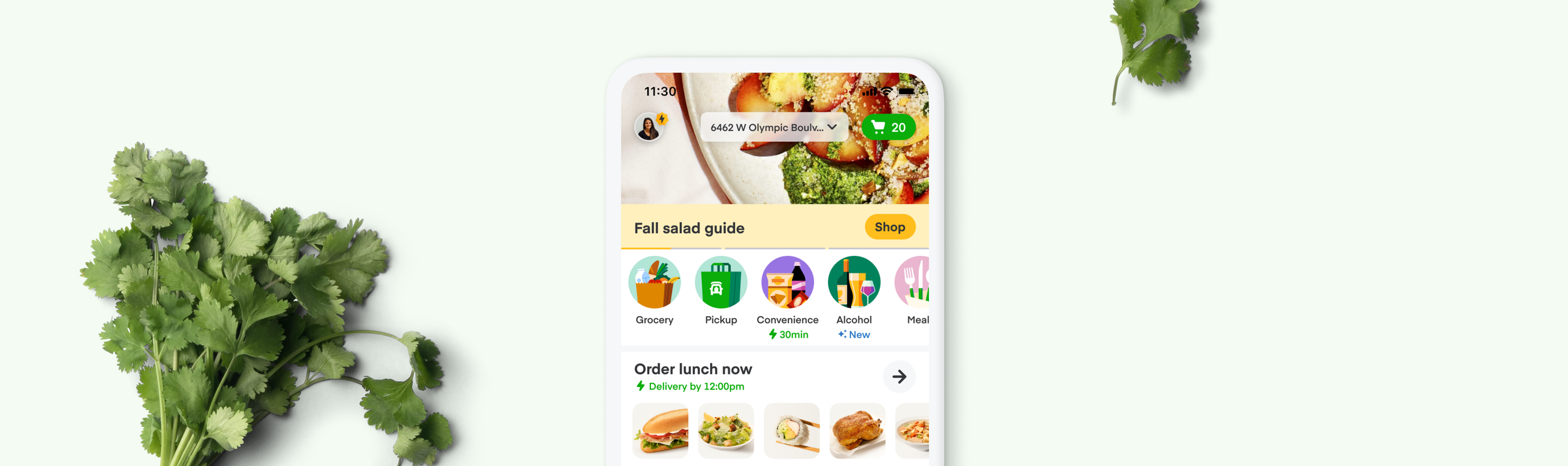 Instacart new home concept